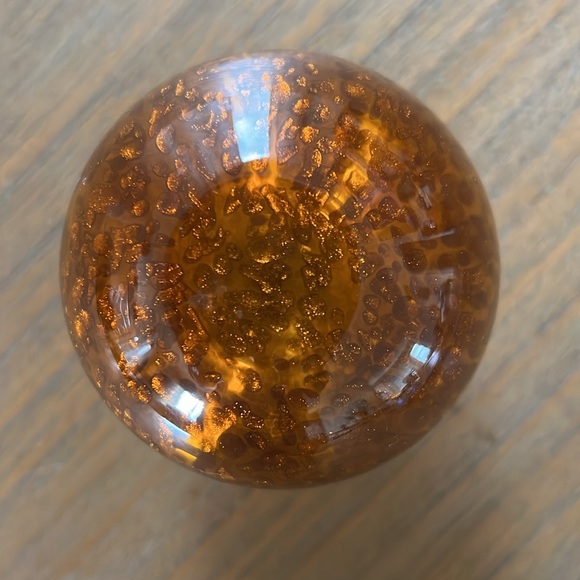 Brown Vase with Bees, Crystals, Gold - Picture 5 of 7